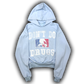 " DDD " BABY BLUE HOODIE